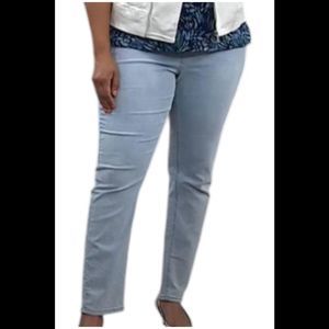 DG2 by Diane Gilman Women's Virtual Stretch Skinny Jean Chambray - Regular